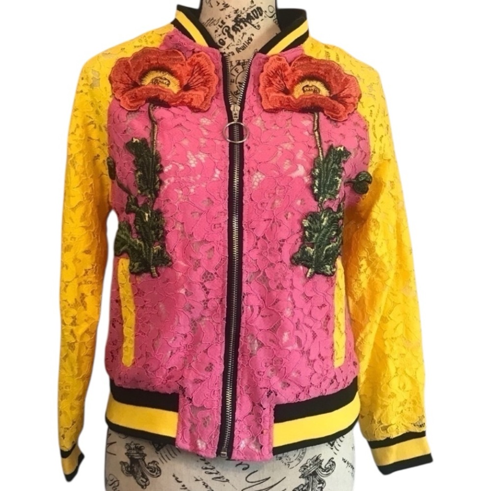 *NWT- Chinese Souvenir Bomber Jacket by Yativi. Size medium - Picture 4 of 8
